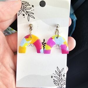 Colorful Clay Earrings